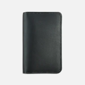 Passport Wallet Unisex Wallet in Black Frontier Leather
