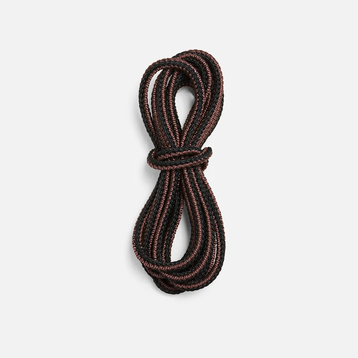 63-inch Taslan Lace Boot Laces in Black/Brown Taslan
