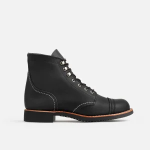 Iron Ranger® Women's Short Boot in Black Boundary Leather