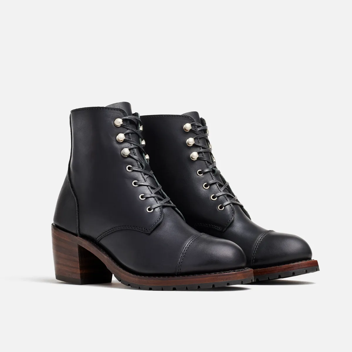 Eileen Women's Heeled Boot in Amber Harness - Image 11