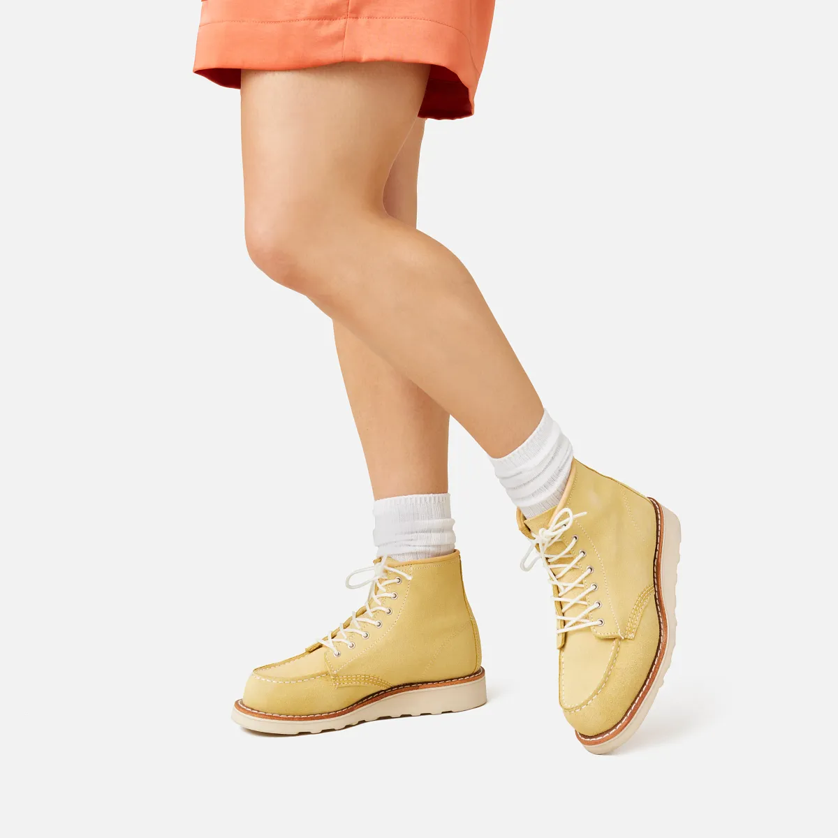 Classic Moc® Women's Short Boot in Butter Abilene Leather - Image 2