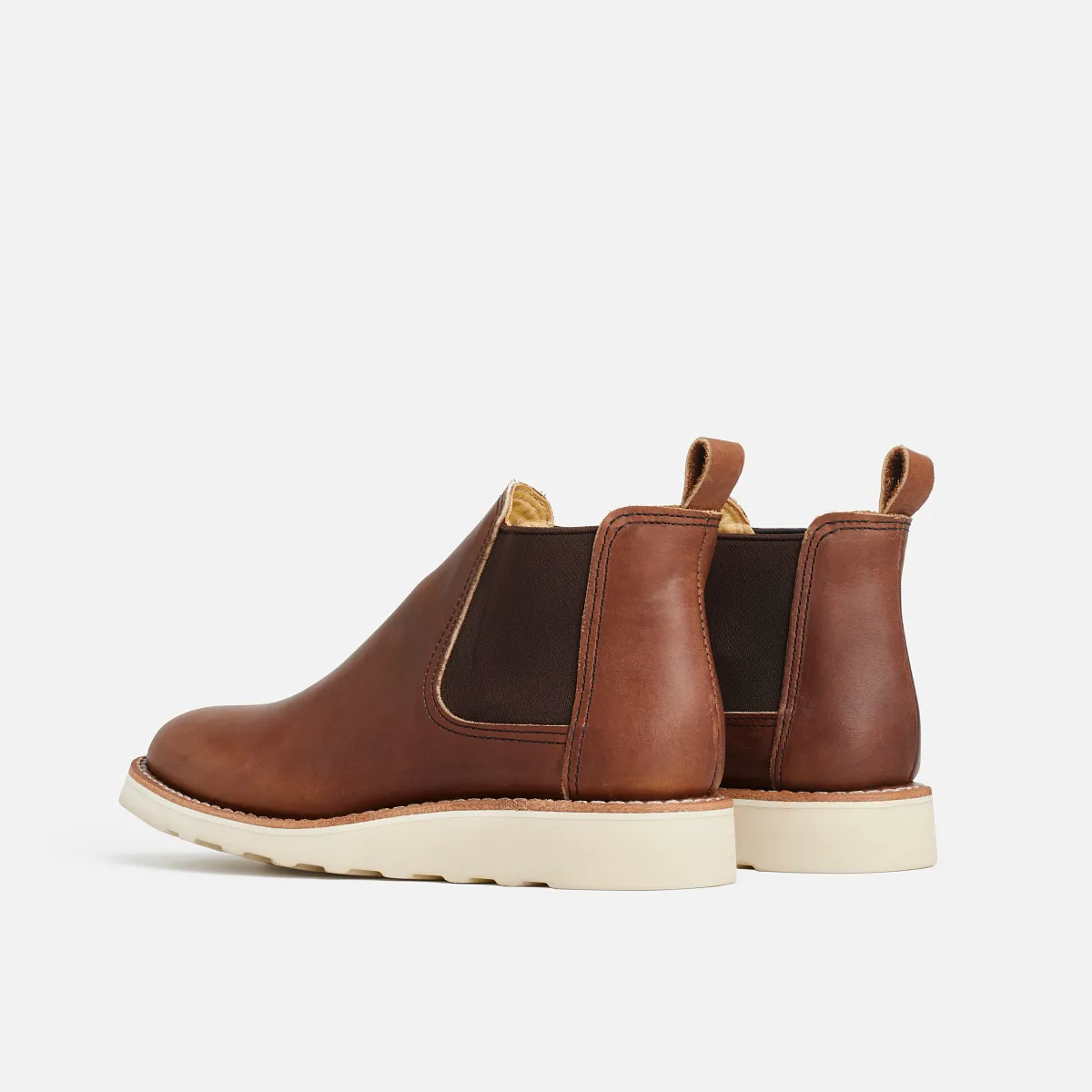 Classic Chelsea Women's Short Boot in Amber Harness Leather - Image 4