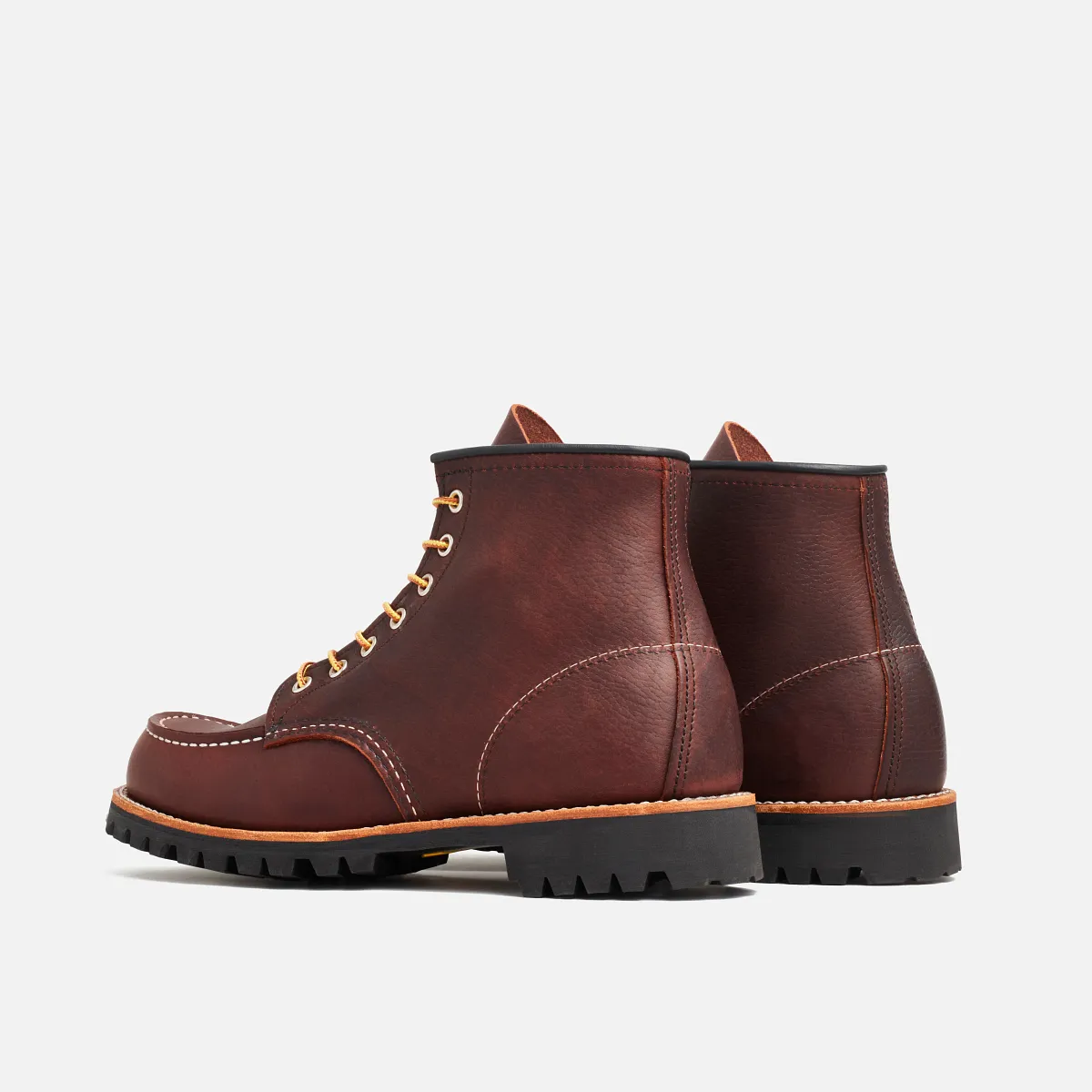 Roughneck Men's 6-Inch Boot in Briar Oil Slick Leather - Image 4