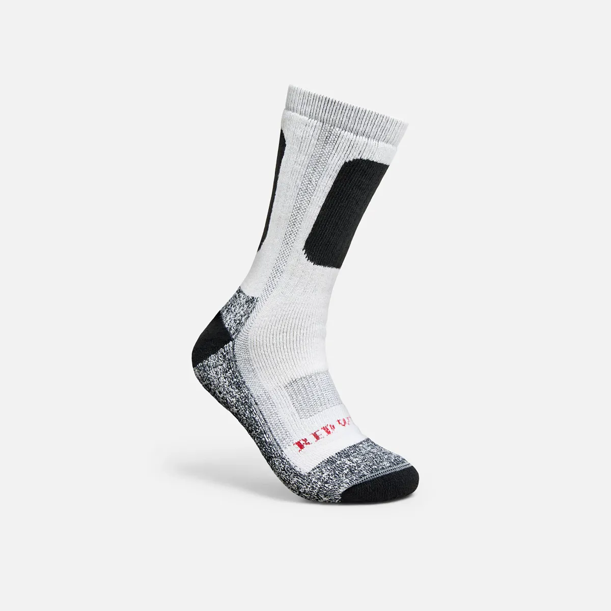 Performance Work Medium Weight Crew Unisex Performance Crew Sock in White - Image 2