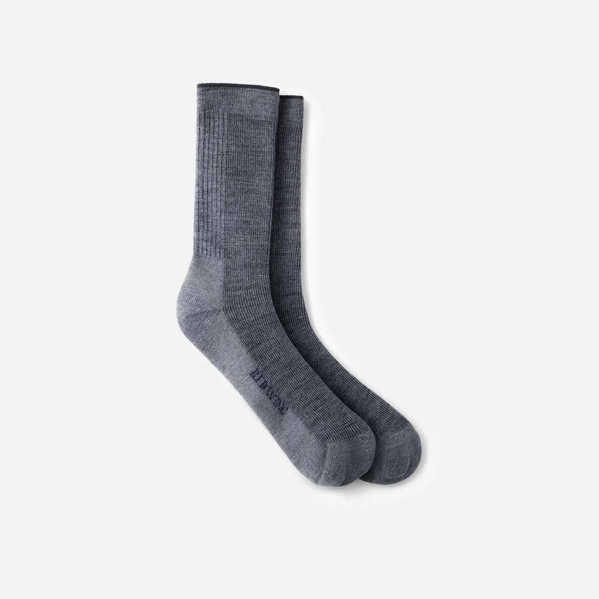 Premium Work Light Weight Crew Unisex Merino Wool Blend Crew Sock in Charcoal