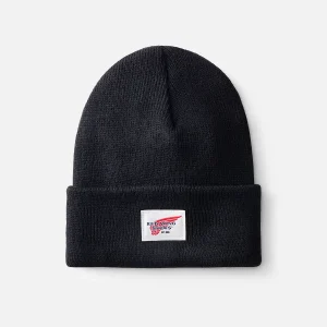 Kids Cuffed Beanie Hat Unisex Kids Cuffed Beanie Hat in Black