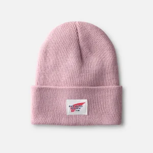 Kids Cuffed Beanie Hat Unisex Kids Cuffed Beanie Hat in Pale Rose
