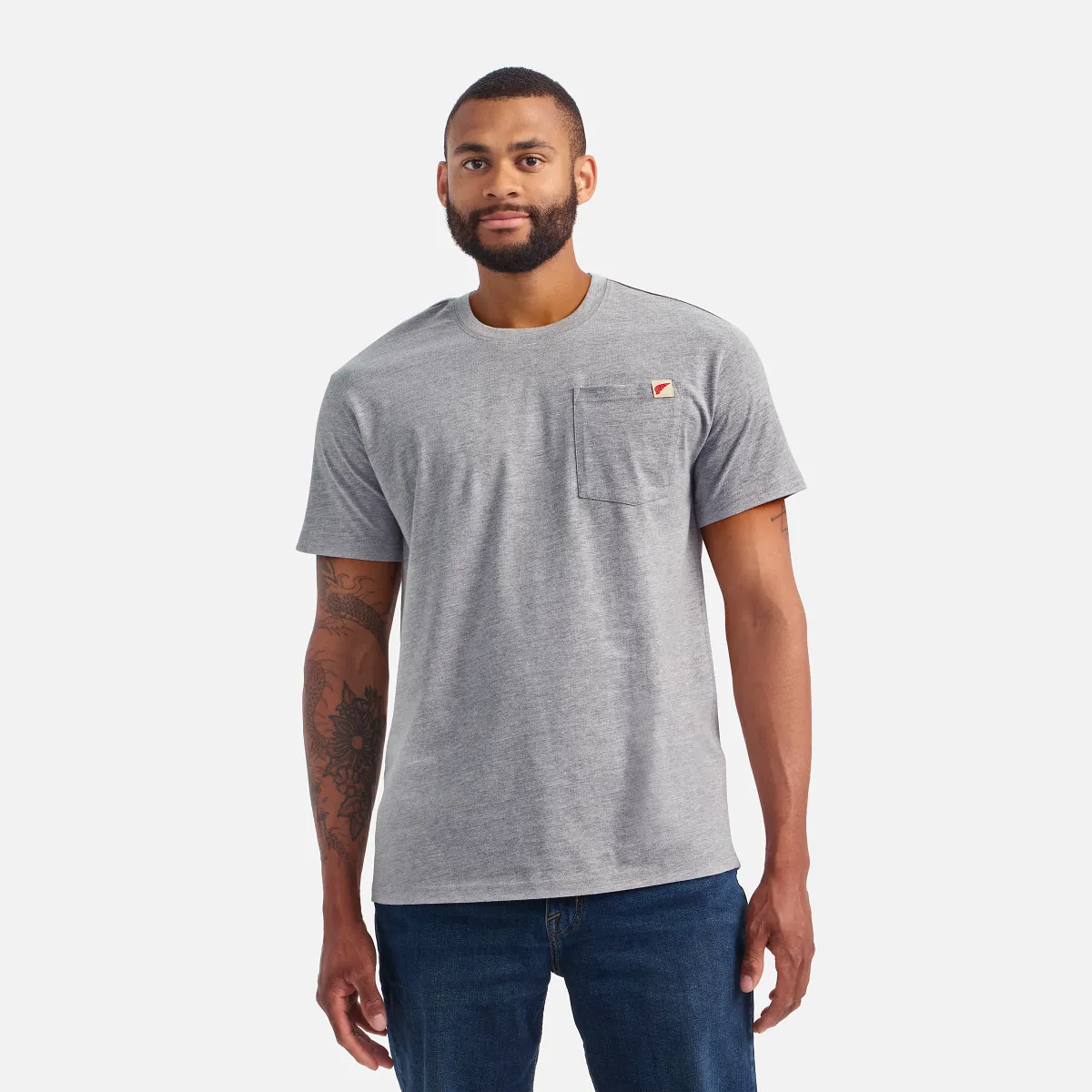 Short Sleeve Pocket T-Shirt Men's Short Sleeve T-Shirt in Black - Image 17