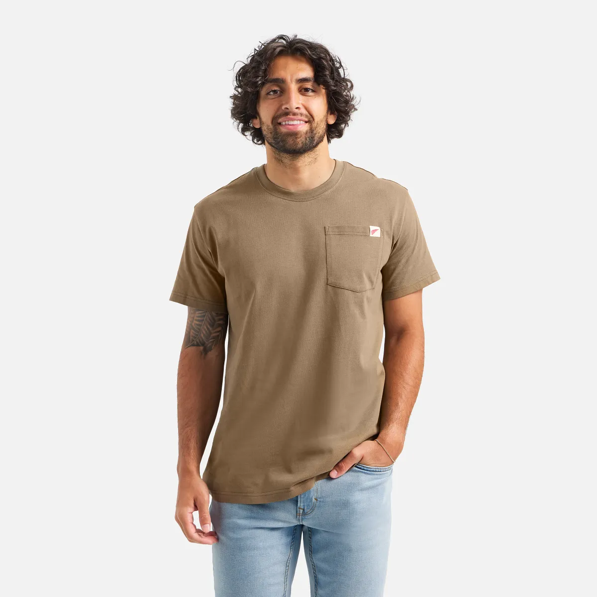 Short Sleeve Pocket T-Shirt Men's Short Sleeve T-Shirt in Black - Image 27