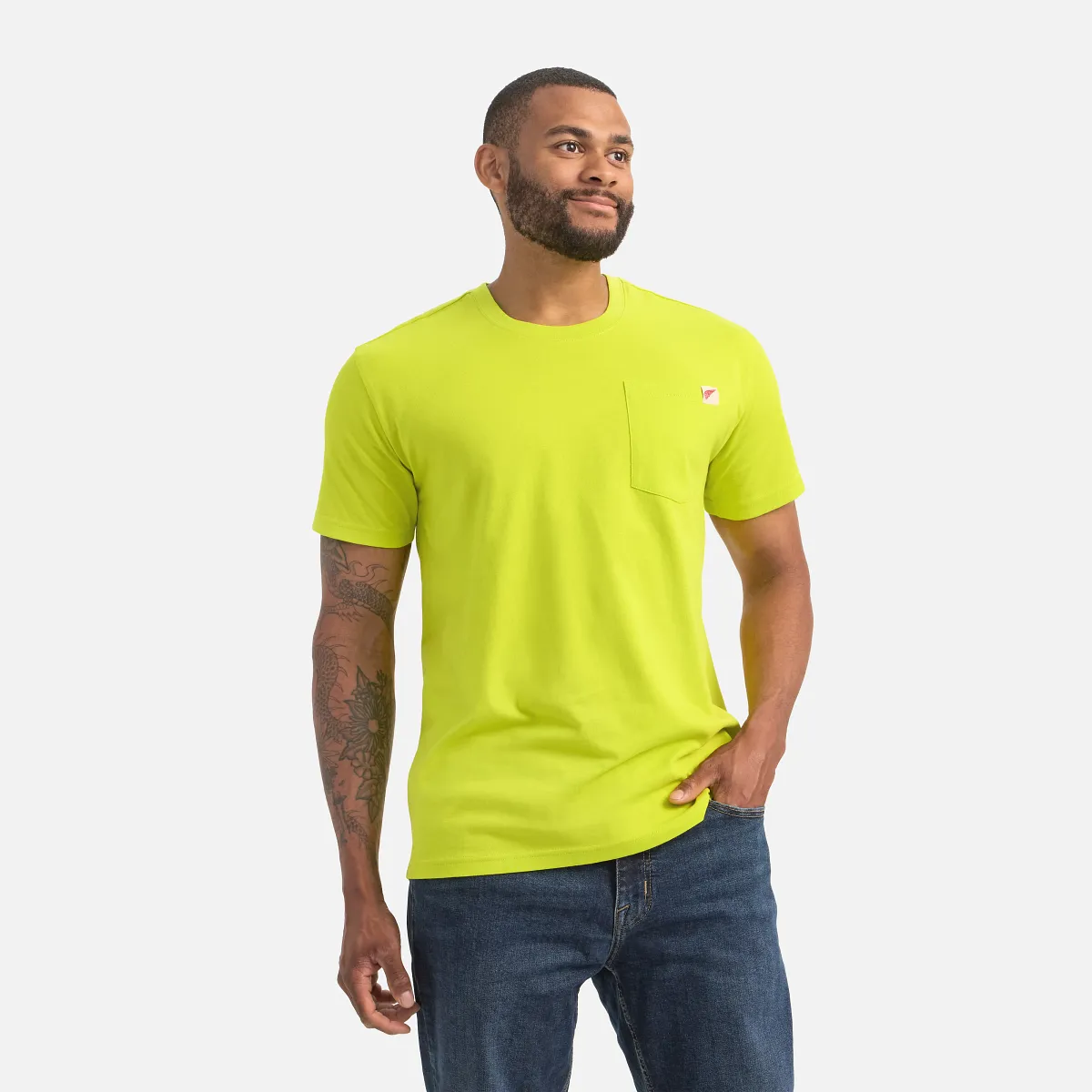 Short Sleeve Pocket T-Shirt Men's Short Sleeve T-Shirt in Black - Image 22