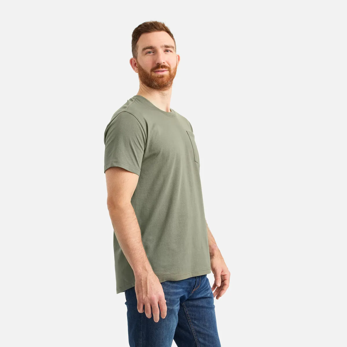 Short Sleeve Pocket T-Shirt Men's Short Sleeve T-Shirt in Black - Image 8