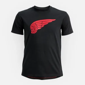 Short Sleeve Wing T-Shirt Men's Short Sleeve T-Shirt in Black