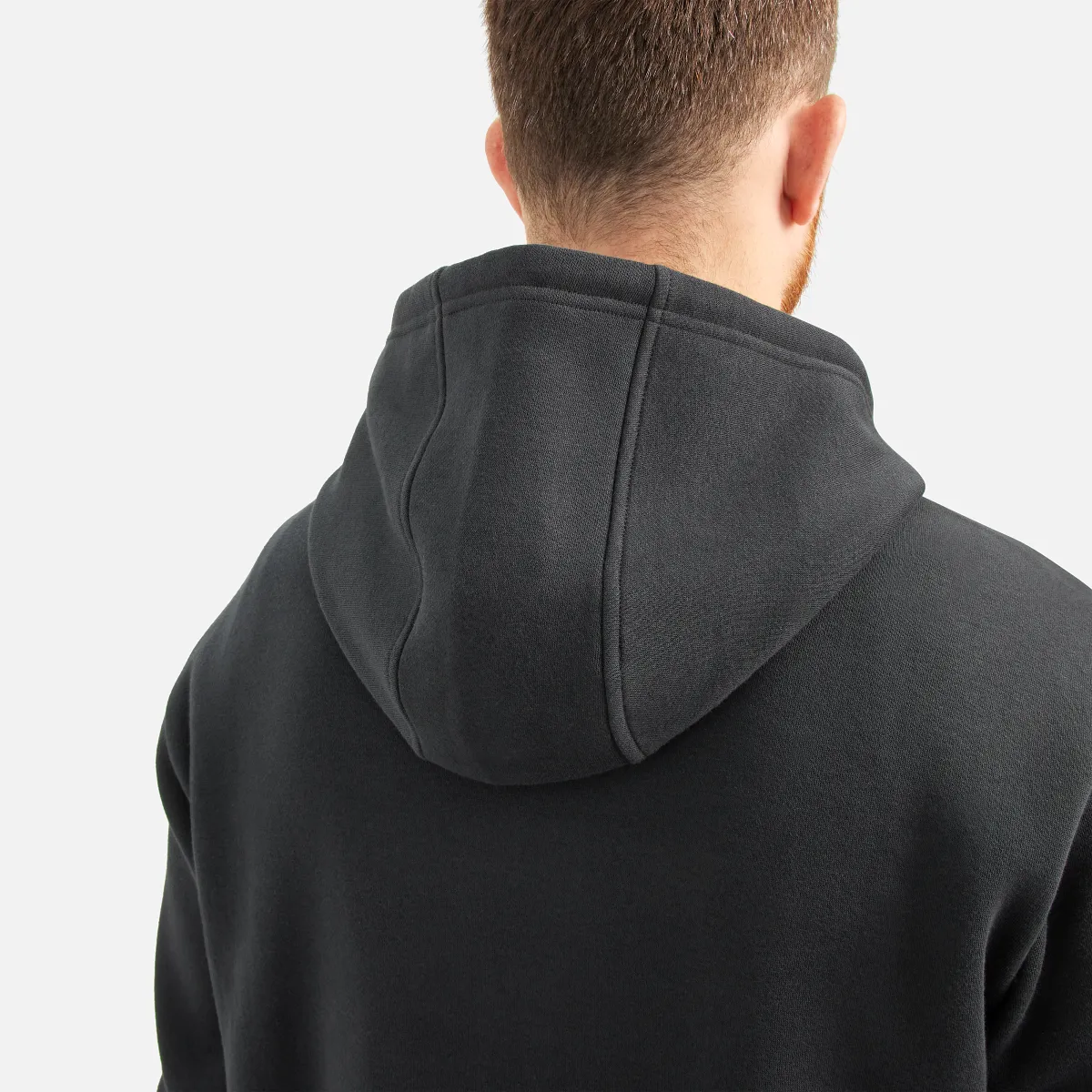 Hoodie with Sleeve Print Men's Hoodie in Black - Image 6