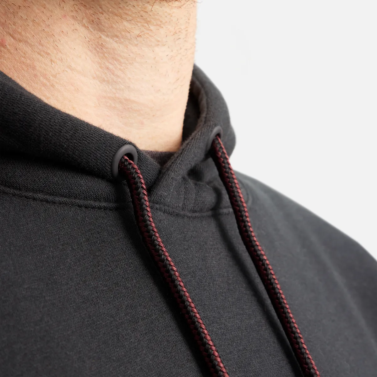 Hoodie with Sleeve Print Men's Hoodie in Black - Image 7