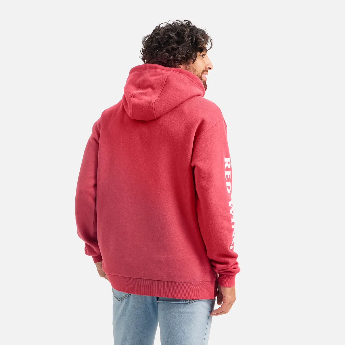 Hoodie with Sleeve Print Men's Hoodie in Black - Image 13