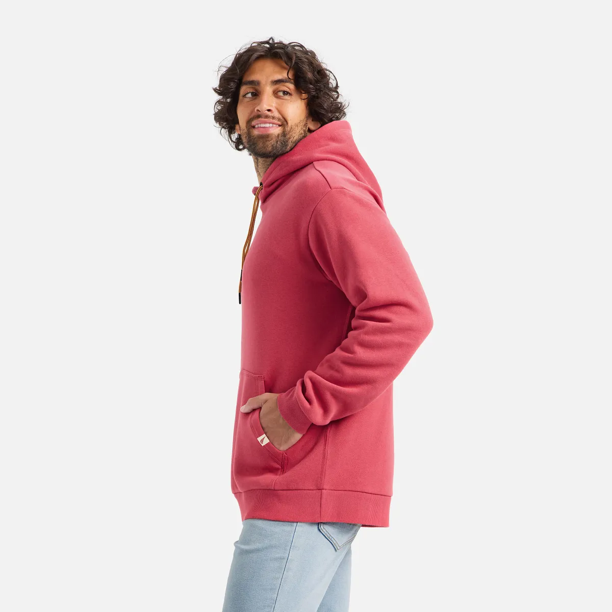 Hoodie with Sleeve Print Men's Hoodie in Black - Image 14