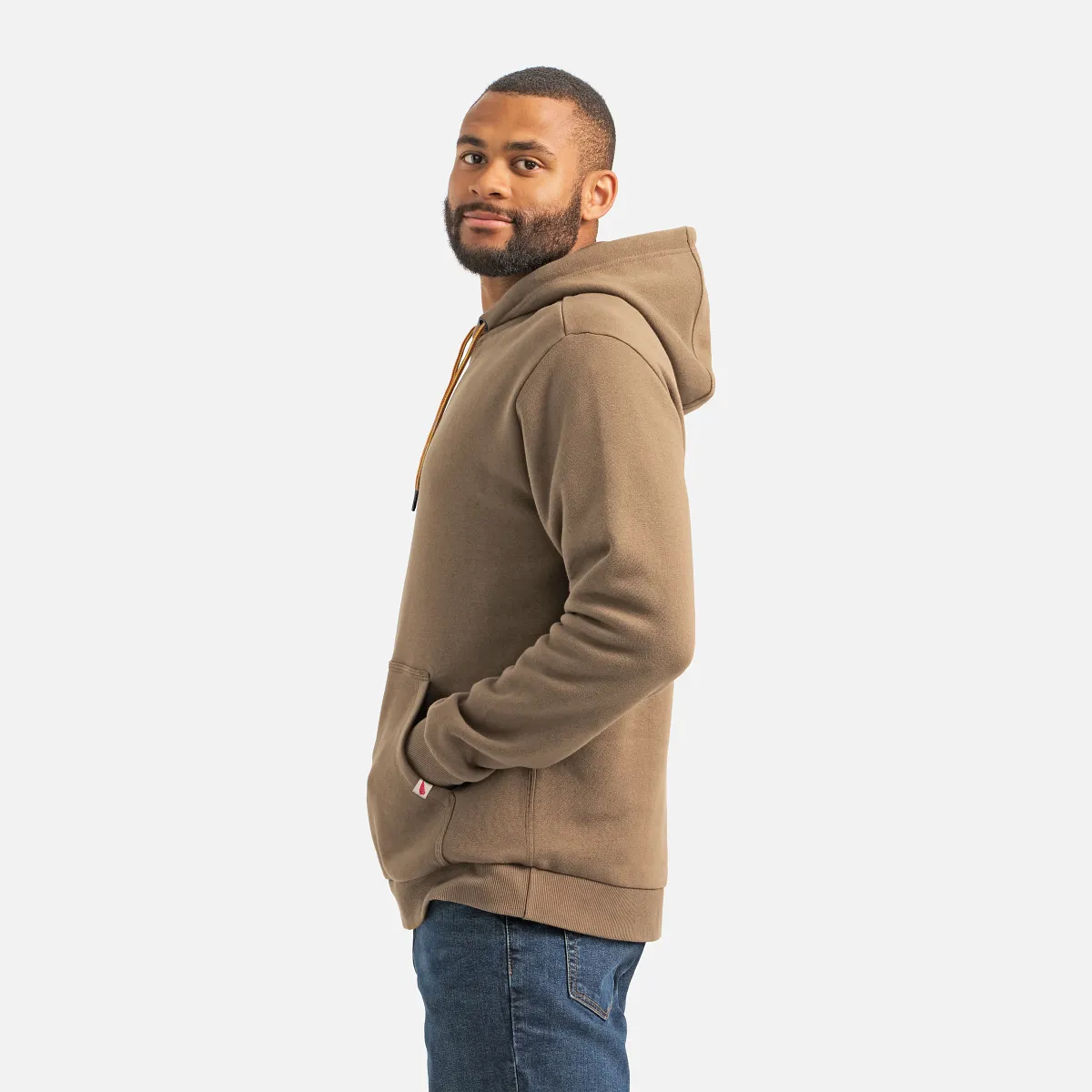 Hoodie with Sleeve Print Men's Hoodie in Black - Image 19