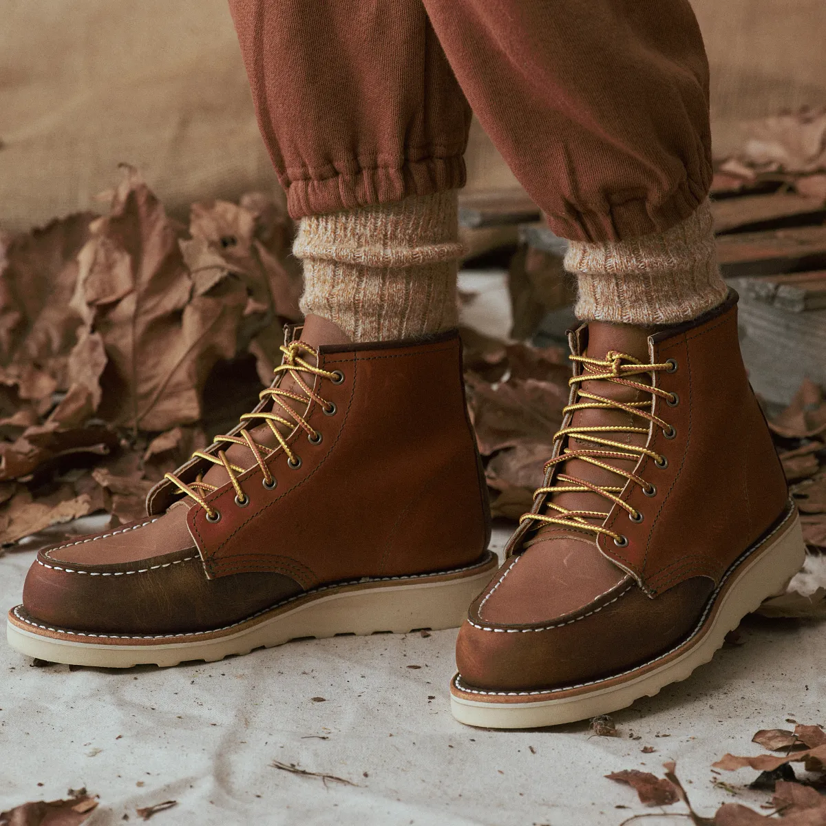 Classic Moc® & THE GREAT. Women's Short Boot in Multi Brown - Image 6