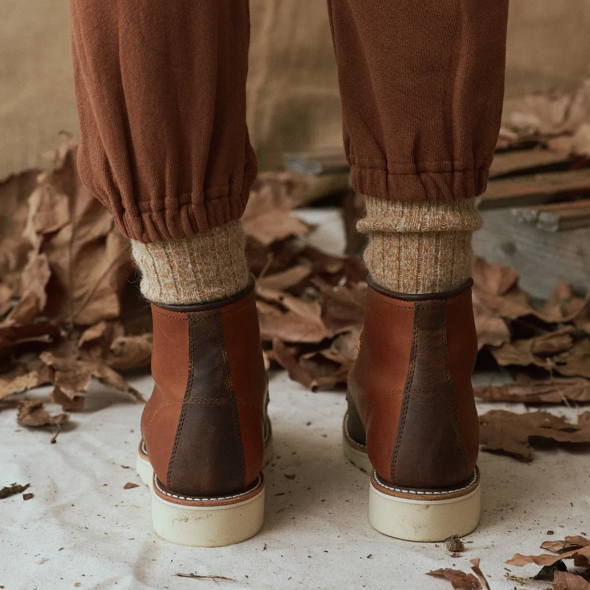 Classic Moc® & THE GREAT. Women's Short Boot in Multi Brown - Image 7