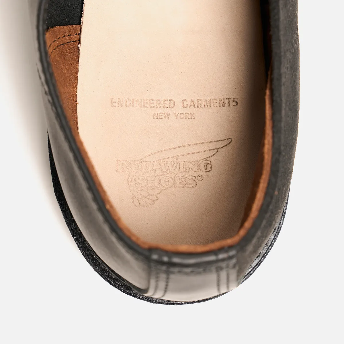 Engineered Garments Shop Moc Oxford Men's Oxford in Black Multi Leather - Image 3