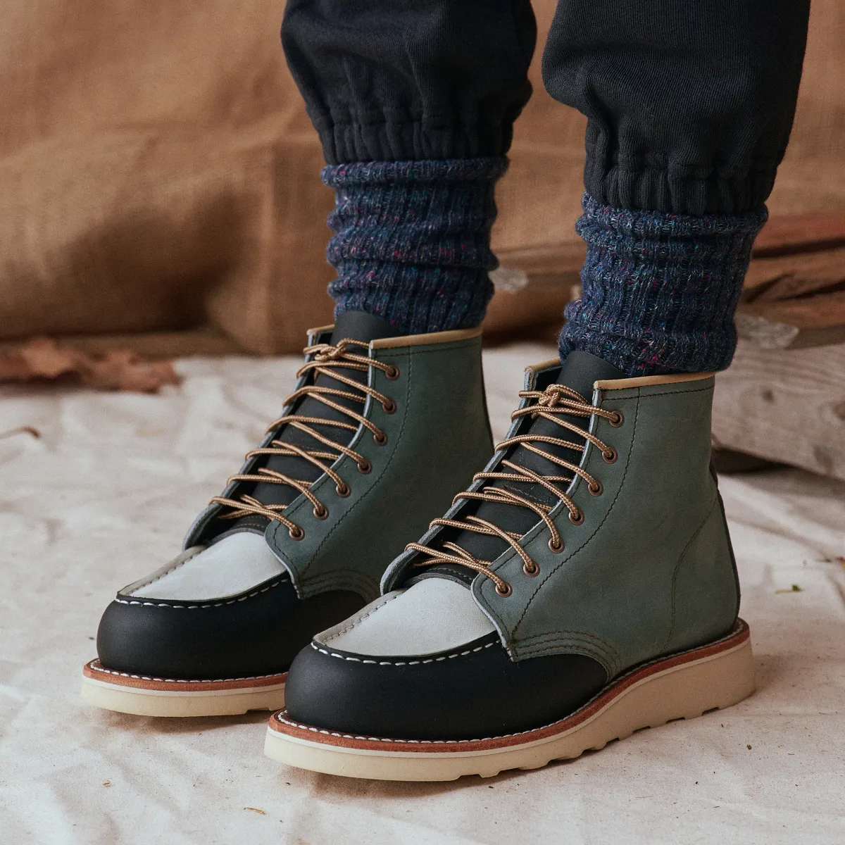 Classic Moc® & THE GREAT. Women's Short Boot in Multi Brown - Image 108