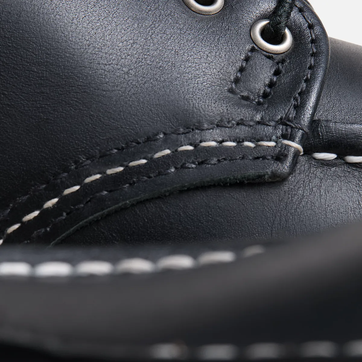 Shop Moc Oxford Women's Shop Moc Oxford in Black Boundary Leather - Image 6