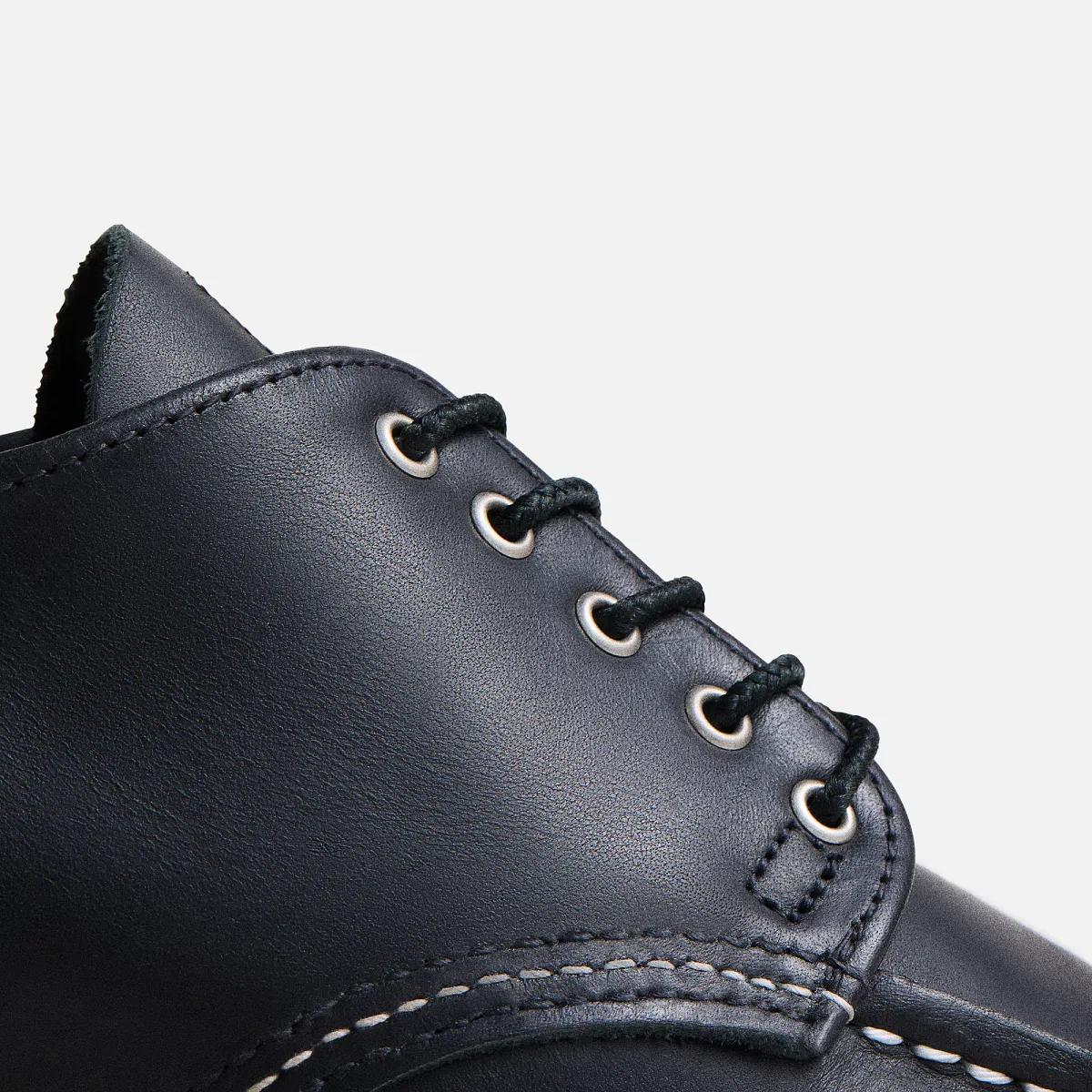 Shop Moc Oxford Women's Shop Moc Oxford in Black Boundary Leather - Image 8